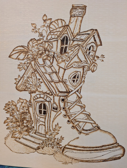 Fantasy shoe house